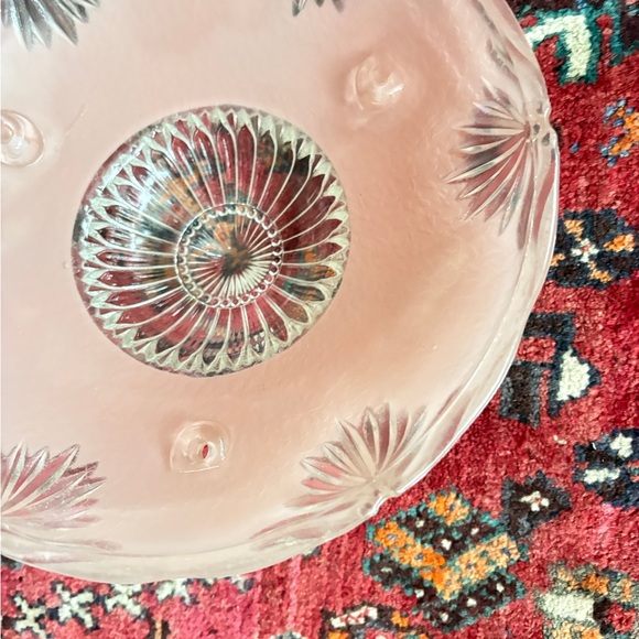 Charming Pink Bedroom Glass Ceiling Light Shade Art Deco Ceiling Light Shade - Picture 8 of 14